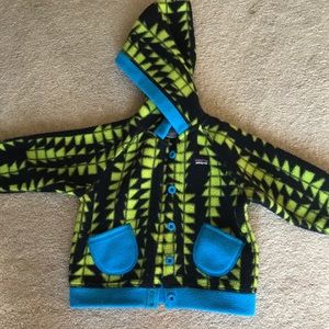 Boys Patagonia fleece coat